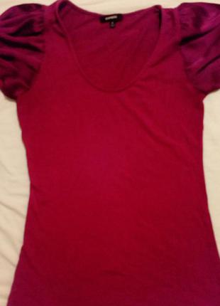 Sale блуза еффектна блузочка кольору марсала express4 фото
