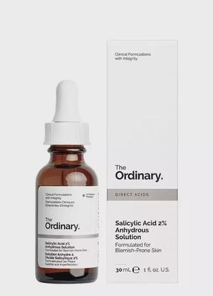 The ordinary - сироватка з саліцилової кислотою 2% - salicylic acid 2% anhydrous solution - 30ml1 фото