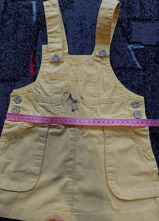 Джинсовий сарафан,джинсовая юбка,для девочки 2-3года 7