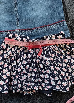 Джинсовий сарафан,джинсовая юбка,для девочки 2-3года 4