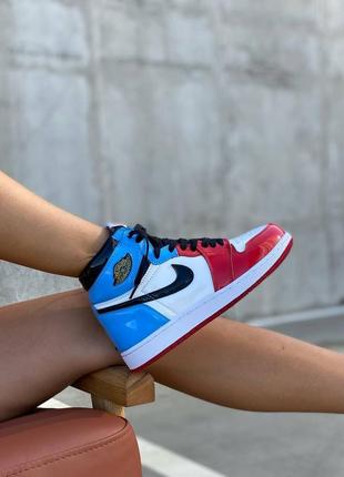 Кроссовки nike air jordan 1 fearless unc1 фото