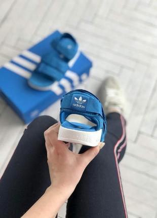 Женские сандалии adidas adilette sandals синие / smb5 фото