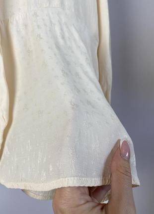 Zara блуза светло бежевая3 фото