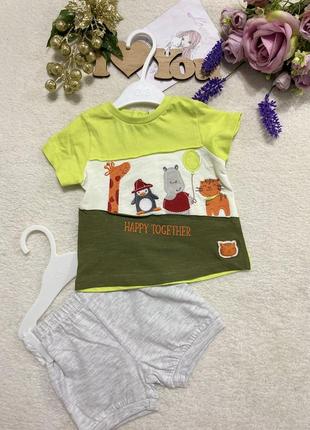 Комтюм, комплект, шорти, шорти, футболка, футболочка, майка