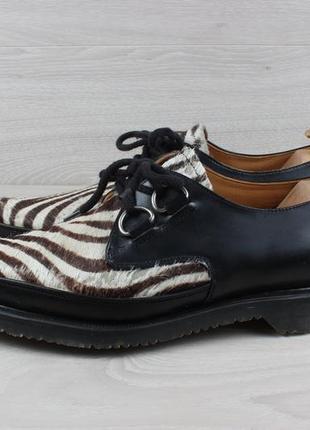 Мужские кожаные туфли / криперсы george cox, размер 42 (чоловічі шкіряні туфлі)