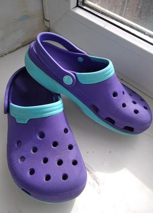 Crocs кроксы размер j3 стелька 21,5 см6 фото