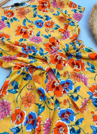 Літня сукня в квітковий принт4 фото