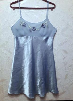Изысканная атласная ночнушка, 48-50, lingerie
