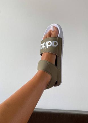 Adidas adilette sandals, женские летние сандали адидас жіночі сандалі9 фото