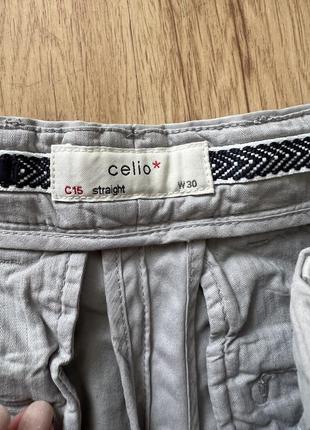 Штаны серые  от бренда celio франция5 фото