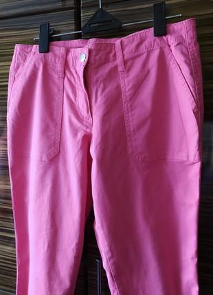 Штаны брюки розовые хлопок bonprix1 фото