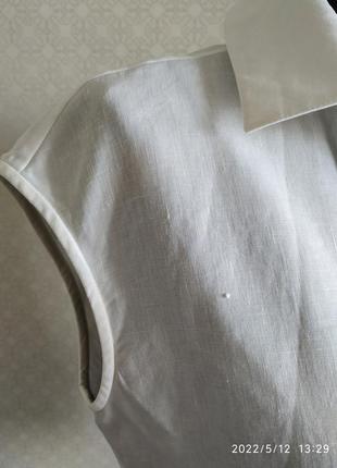 Блуза льняна від armani4 фото