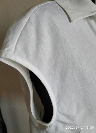 Блуза льняна від armani6 фото