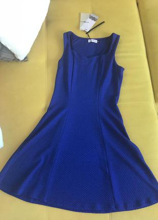 Синє літнє плаття s m з биркою