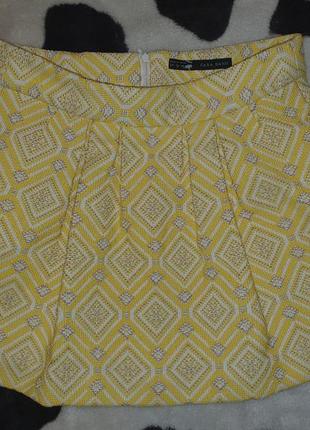 Спідниця юбка жовтого кольору вишита вишиванка жёлтого цвета zara1 фото