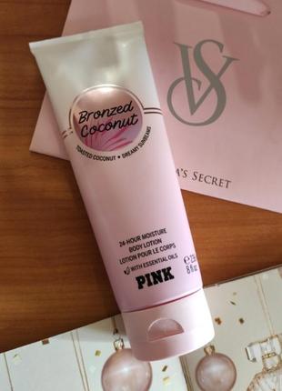 Парфюмированный лосьон крем bronzed coconut victoria's secret виктория сикрет вікторія сікрет pink оригинал2 фото