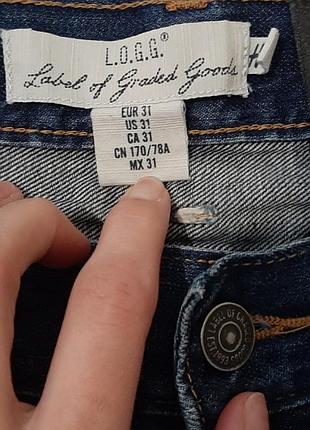 Джинсовые шорты h&m 6