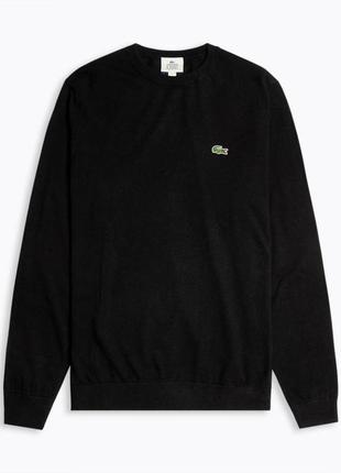 Пуловер lacoste live basic black men's pullover 6