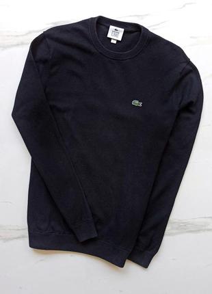 Пуловер lacoste live basic black men's pullover