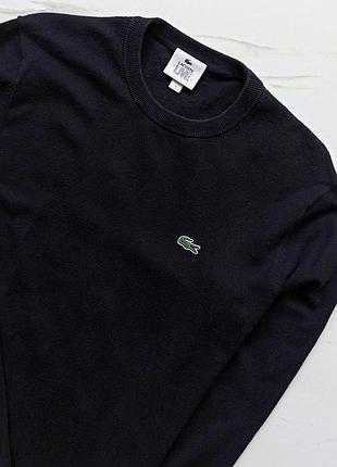 Пуловер lacoste live basic black men's pullover 2
