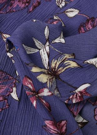 Стильные укороченные брюки "tu" с цветочным принтом. размер uk14.8 фото