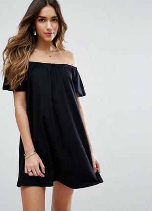 Плаття-туніка відкриті плечі р. 40 asos l
