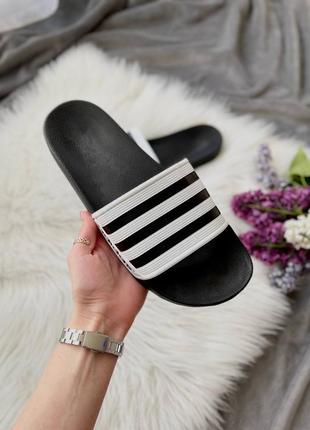 Мужские шлепанцы adidas slides ‘white’ 40-41-42-43-44-45