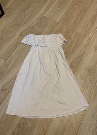 Платье 👗 летнее классное стильное классное пляжное лёгкое стильное белое1 фото