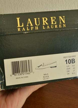 Вельветовые туфли ralph lauren4 фото