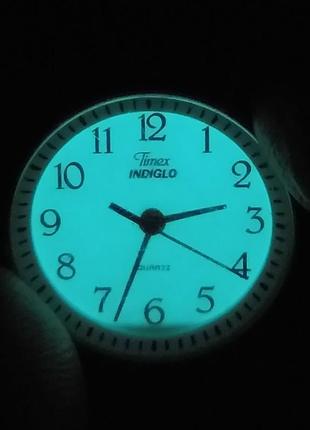 Годинник Timex із сша шкіряний ремінець wr підсвічування indiglo2 фото