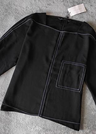 Блуза чорна нова zara