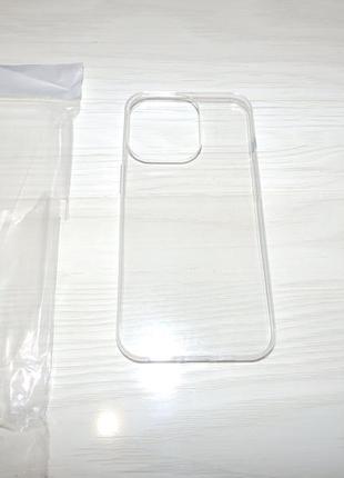 Чехол tpu 1.0mm case for apple iphone 13 pro 6.1' transparent5 фото