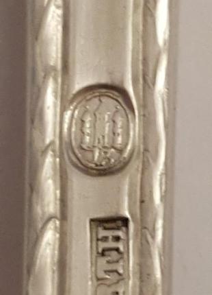 Серебряные  винтажные ложки ,дания 19137 фото