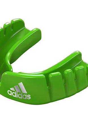 Капа однорядна дитяча snap fit зелена adidas adibp30  для тхеквондо карате контактних єдиноборств