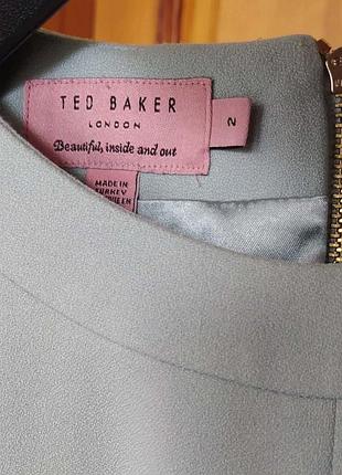 Платье, ted baker, цвет тиффани, під замш 3