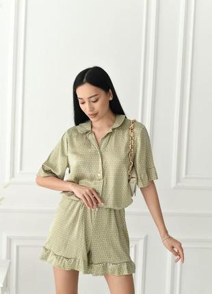 Піжама , піжама з шортами, піжамний костюм