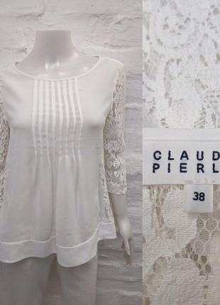 Claudie pierlot оригинальная блузка с коужевами