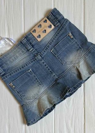 Спідниця джинс artigli розмір 2-3г на ріст 92-98см італія2 фото