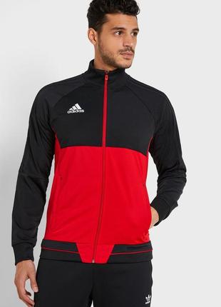 Олимпийка кофта мужская спортивная на замке зипка adidas 2017 тренировочная3 фото