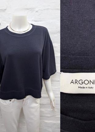 Argonne peserico оригінальна футболка джемпер
 з віскози і м'якої вовни
