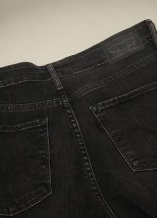 Levi's 721 high rise skinny 29 джинсы зауженые black tab6 фото