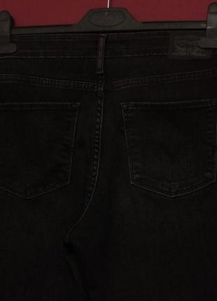 Levi's 721 high rise skinny 29 джинсы зауженые black tab7 фото