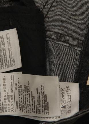 Levi's 721 high rise skinny 29 джинсы зауженые black tab8 фото