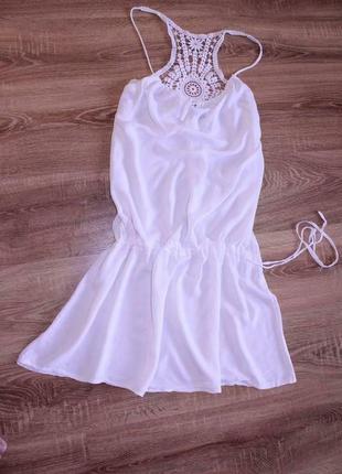 Сарафан размер л, хлопок, очень нежное белое