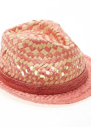 Шляпа для дівчинки kiabi wc510 обхват головы 49-50 (рост 86-92) рожевий  67518