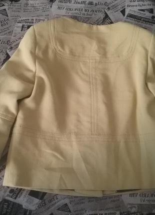 Пиджак лимонного цвета2 фото