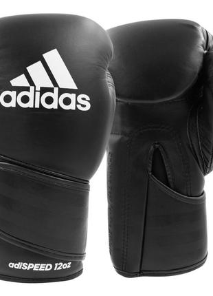 Боксерские перчатки speed 501 adispeed strap черный adidas adisbg5011 фото