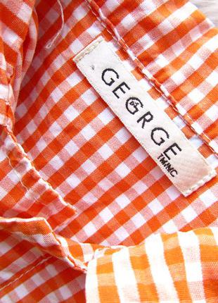 Стильная и качественная рубашка с коротким рукавом george3 фото