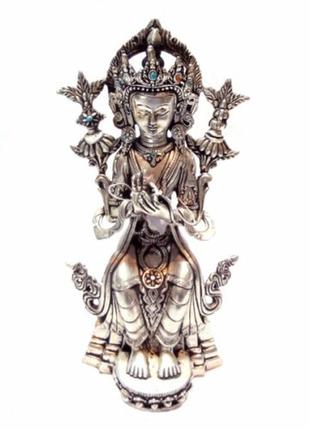 Статуэтка будда амитабха серебро