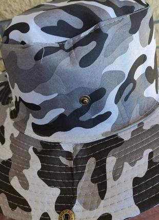 Панама военная, тактическая армейская камуфляжная, размер регулируется